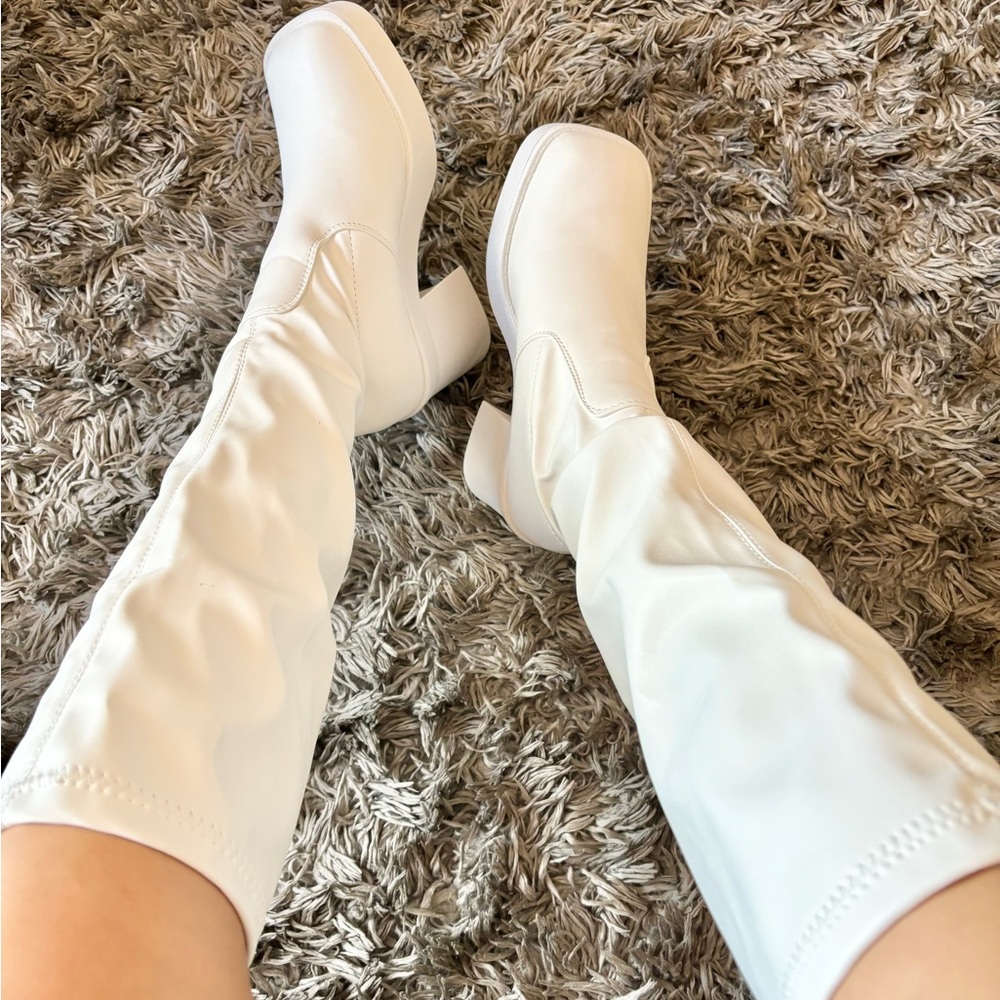 White boots